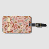 Boho Western Cowgirl Boots ラゲッジタグ (正面横)