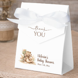 Boho Western Gender Neutral Baby Shower Thank You  フェイバーボックス