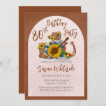 Boho Western Guitar Sunflowers 80th Birthday Party 招待状<br><div class="desc">Boho Western GuitarとSunflowers Birthday Partyへの招待を紹介！ボヘミアンと西洋の美学をシームレスに溶かす気にお祝いの素朴な魅力と自由な雰囲気を受け入れる準備をしなさい。この魅力的なデザインは、1つの種類の思い出に残る誕生日の出来事を求める人々のために仕立てられている。この招待状の中に収められた美しいボホのウェスタンのギターは、複雑なヒマワリと繊細な花の模様で飾られている。音楽と自然の調和のとれた人間関係の象徴として、ゲストにお祝いに参加を呼び掛けスタイリッシュる。ギターを補完する女性のカーボーイは、ヒマワリと風化したウェスタンブーツのペアで飾られ、野生の西の未練の精神に敬意を表している。この招待の背景にはヴィンテージの水の色のモチーフがインスパイアあり、老いた羊飼いの魅力を感じさせる。柔らかく抑えられた色合いが芸術的ボヘミしゃれているアンの雰囲気を高める。素朴な要素とヒマワリとギターの融合は、魅力的で魅力的なビジュアルなタブローを作り出す。太陽に照らされた草地の中や納屋の田舎風の中で愛する人たちと集まるエンヴィジョン。Boho Western GuitarとSunflowers Birthday Partyの招待状は、この魔法のお祝いのための理想的なトーンを設定する。あなたはの全フレスコ画のソーレ、裏庭の焚き火、親密な集まりを計画するかにかかわらず、この招待は無料のレヴェリーの本質を包み込ん気にでいる。楽しい祭りに参加し、魅惑的な雰囲気に浸るゲストを招く。暖かさと魅力と消すことのできない思い出に溢れる誕生祝いを作る機会を掴む。今日のボホウェスタン・ギターとサンフラワーズの誕生日パーティーへの招待を確保し、ボヘミアとウェスタンの精神の融合を音楽、自然、そして心からの喜びの調和のとれたお祝いに火を付ける。</div>