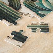 Boho Western Highland Cow ジグソーパズル (側面)