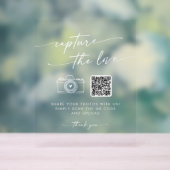 Boho Whiteモダンが愛澄んを捉え結婚る アクリルサイン (ニュートラル)