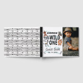 Boho Wild One 1stバースデーフォト ゲストブック (全面)