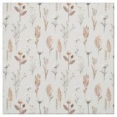 Boho Wild weeds flowers rustic  ファブリック (見本)