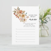 Boho Wildflowerフローラの甘さを推測 招待状 (スタンド正面)