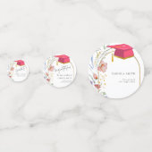 Boho WIldflower卒業パーティー コンフェッティ (裏面)