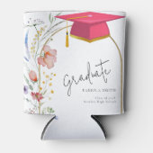 Boho WIldflower卒業パーティー 缶クーラー (正面)