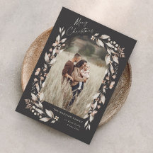 Boho Wildflower Archフォトクリスマス