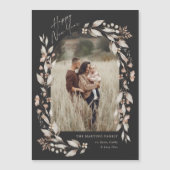 Boho Wildflower Arch写真新年 (正面)