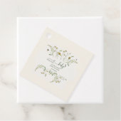 Boho Wildflower Baby in Bloom Baby Shower フェイバータグ (インサイチュ)