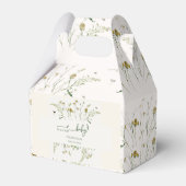 Boho Wildflower Baby in Bloom Baby Shower フェイバーボックス (正面サイド)