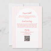 Boho Wildflower Baby in Bloom Complete Baby Shower 招待状 (裏面)