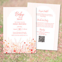 Boho Wildflower Baby in Bloom Complete Baby Shower