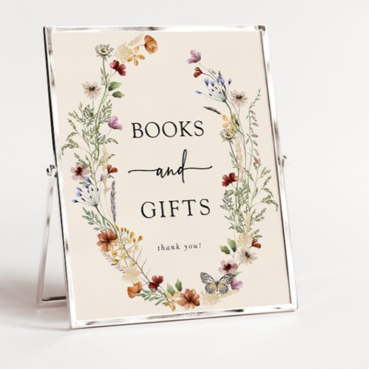 Boho Wildflower Baby Showerポスター ポスター