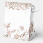 Boho Wildflower Baby Shower フェイバーボックス (裏面)