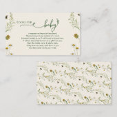 Boho Wildflower Books for Baby Enclosure Card  エンクロージャーカード (正面/裏面)