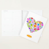 Boho Wildflower Heart 2026 Planner プランナー手帳 (ディスプレー)