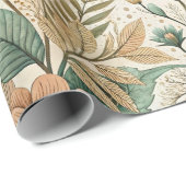 Boho Wildflower Meadow in Watercolor ラッピングペーパー (ロールコーナー)