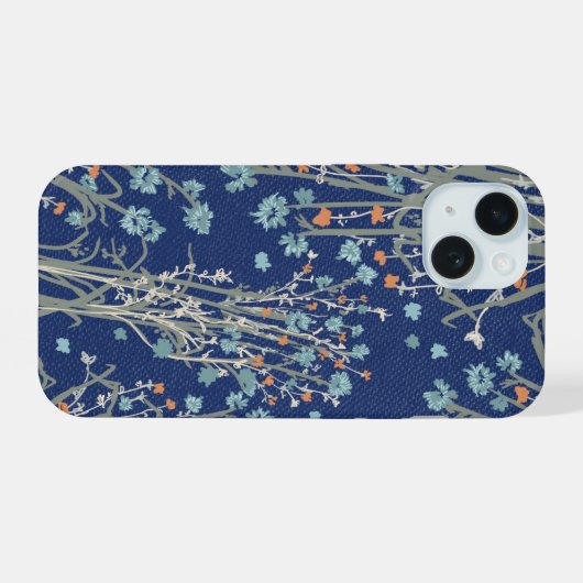 Boho wildflower phone case  iPhone 15ケース (裏面横)