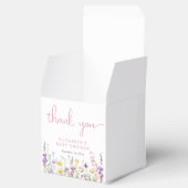 Boho Wildflower Watercolor Baby Girl Shower フェイバーボックス (オープン)