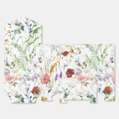 Boho Wildflower Watercolor Spring  Flower フェイバーボックス (見開き)