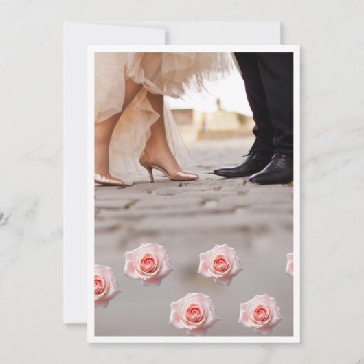 Boho Wildflower Wedding Invitation 招待状 (裏面)