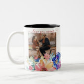 Boho WildFlowers母の日マグカップ ツートーンマグカップ (左)