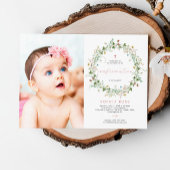 Boho Wildflowers素朴写真の確認 招待状