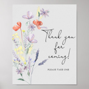 Boho Wildflowers \ ありがとうございました ポスター