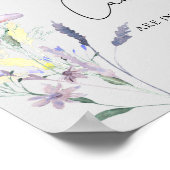 Boho Wildflowers – キャンディゲームの数を推測 ポスター (角)