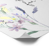 Boho Wildflowers -ベビー用の書籍 ポスター (角)