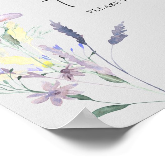 Boho Wildflowers – ポスター (角)