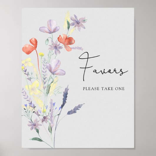 Boho Wildflowers – ポスター (正面)