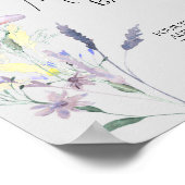 Boho Wildflowers \ Mom-osaバー ポスター (角)