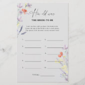 Boho Wilflowers花嫁は何歳だったか (正面)