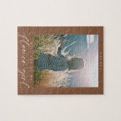 Boho Will be my Flower Girlフォトシック ジグソーパズル (横)