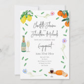 Boho Wine and Cheese Engagement Party 招待状 (正面)