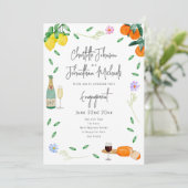 Boho Wine and Cheese Engagement Party 招待状 (スタンド正面)