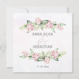 *~* Boho Winter Berry AR12 QR RSVP 結婚's 招待状