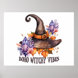 Boho Witchy Vibes Halloween  ポスター