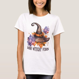 Boho Witchy Vibes Halloween  Tシャツ