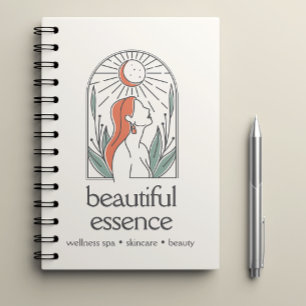 BOHO WOMANロゴ離れMOON ARCH WELLNESSスパ ノートブック