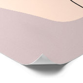 Boho Woman Line Art, Tones 自然 Poster ポスター (角)