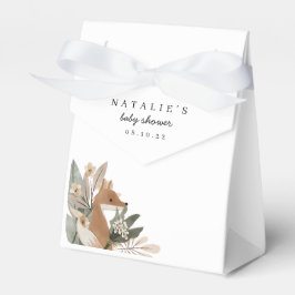 Boho Woodland赤ちゃんシャワーお願いボックス フェイバーボックス