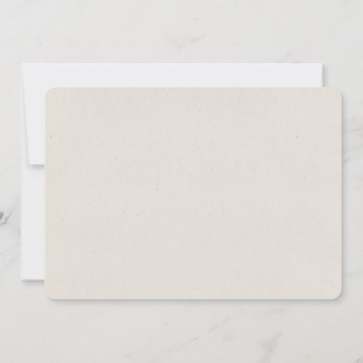 Boho Woodland 2nd Birthday Invite Second Birthday 招待状 (裏面)