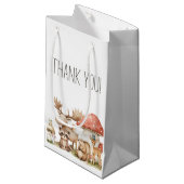 Boho Woodland Animals赤ちゃんシャワーのお願い スモールペーパーバッグ (正面アングル)