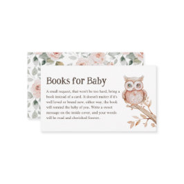 Boho Woodland Animals赤ちゃんシャワーベビー エンクロージャーカード