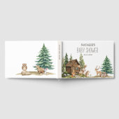 Boho Woodland Animals赤ちゃんシャワー ゲストブック (全面)