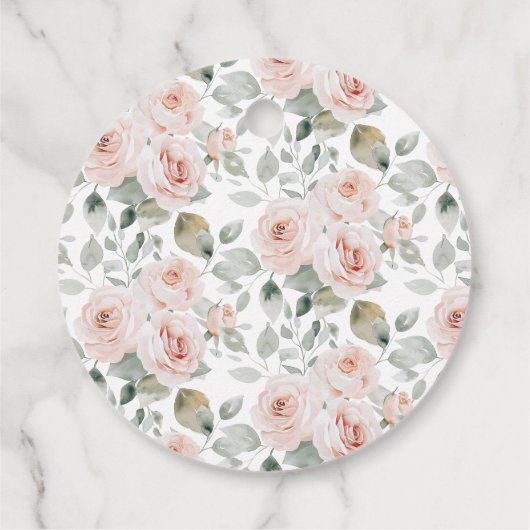 Boho Woodland Animals赤ちゃん男女兼用シャワー フェイバータグ (裏面)