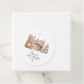 Boho Woodland Animals赤ちゃん男女兼用シャワー フェイバータグ (インサイチュ)