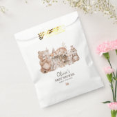 Boho Woodland Animals赤ちゃん男女兼用シャワー フェイバーバッグ (封をした状態)